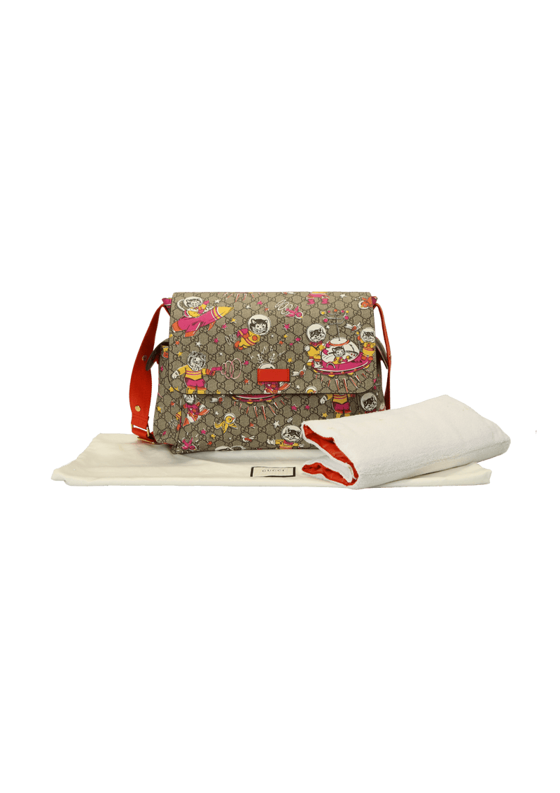 Gucci space print diaper bag hotsell