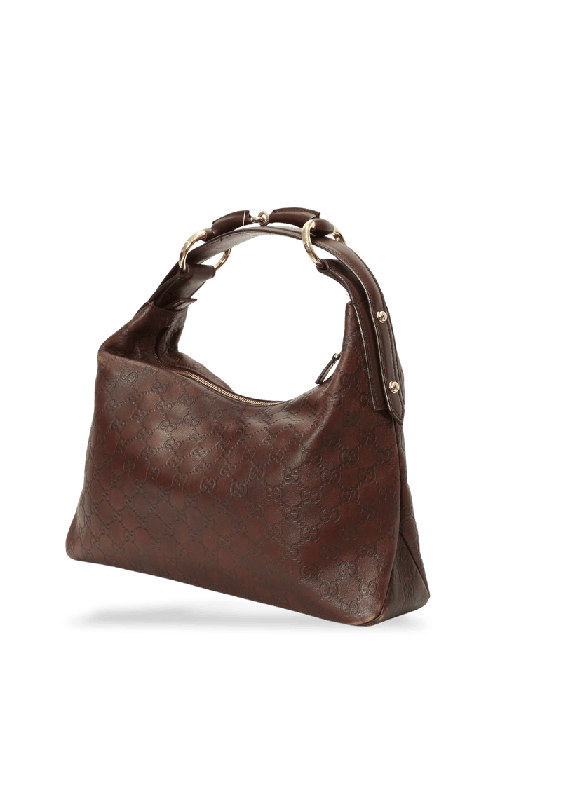 Gucci guccissima horsebit discount hobo