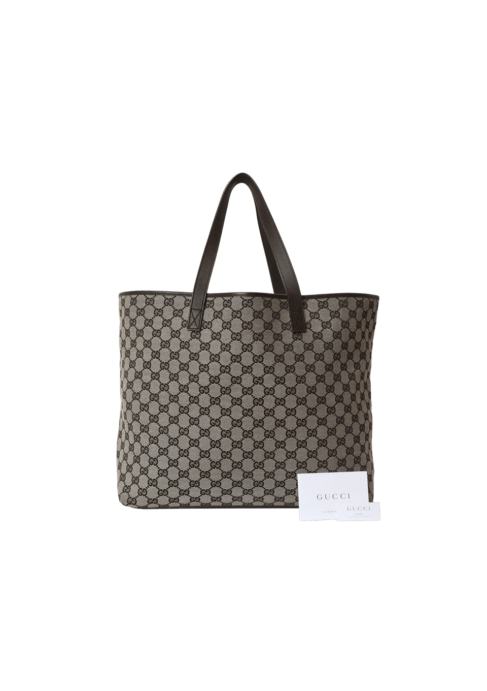 Bolsa Gucci Large GG Canvas Tote Bag Marrom Original – Gringa
