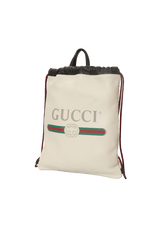 LOGO DRAWSTRING BACKPACK