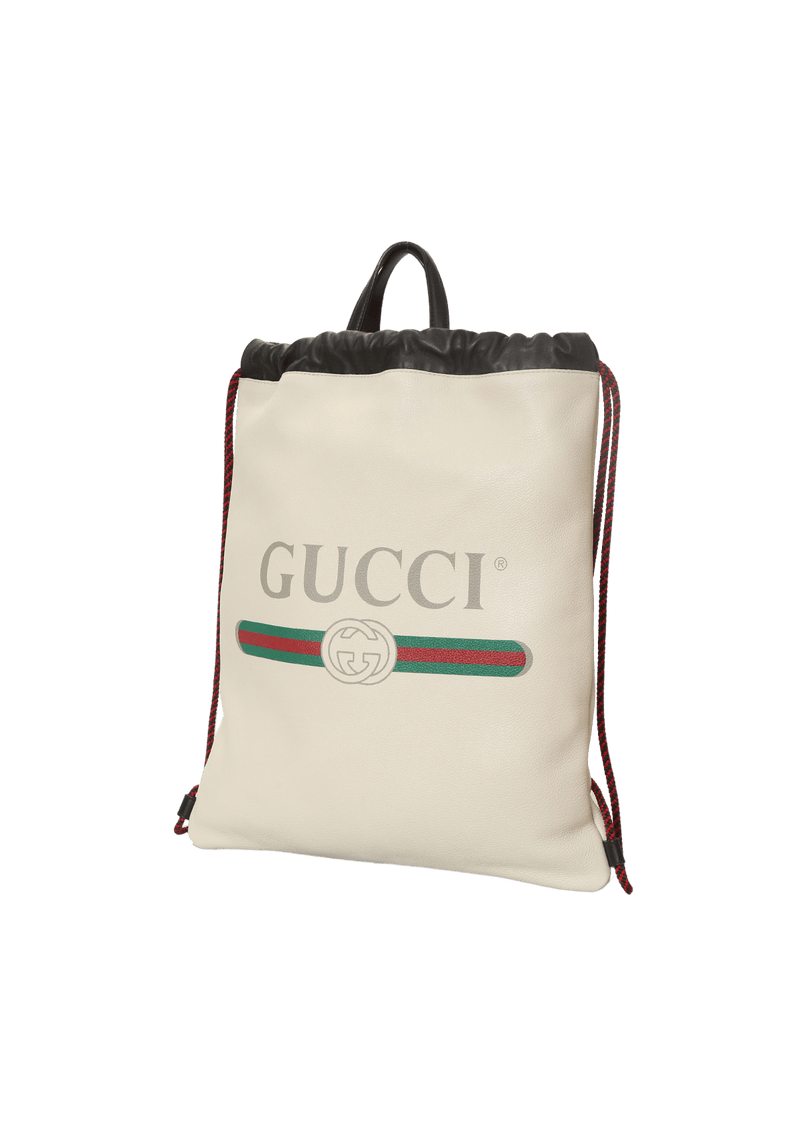 LOGO DRAWSTRING BACKPACK