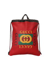 LOGO DRAWSTRING BACKPACK