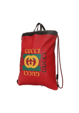 LOGO DRAWSTRING BACKPACK