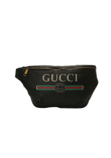 LOGO PRINT BELT BAG