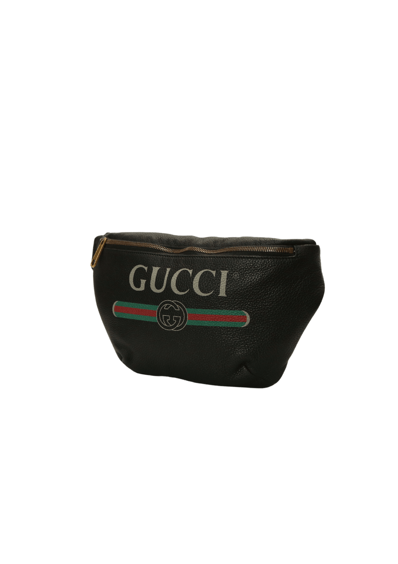 LOGO PRINT BELT BAG