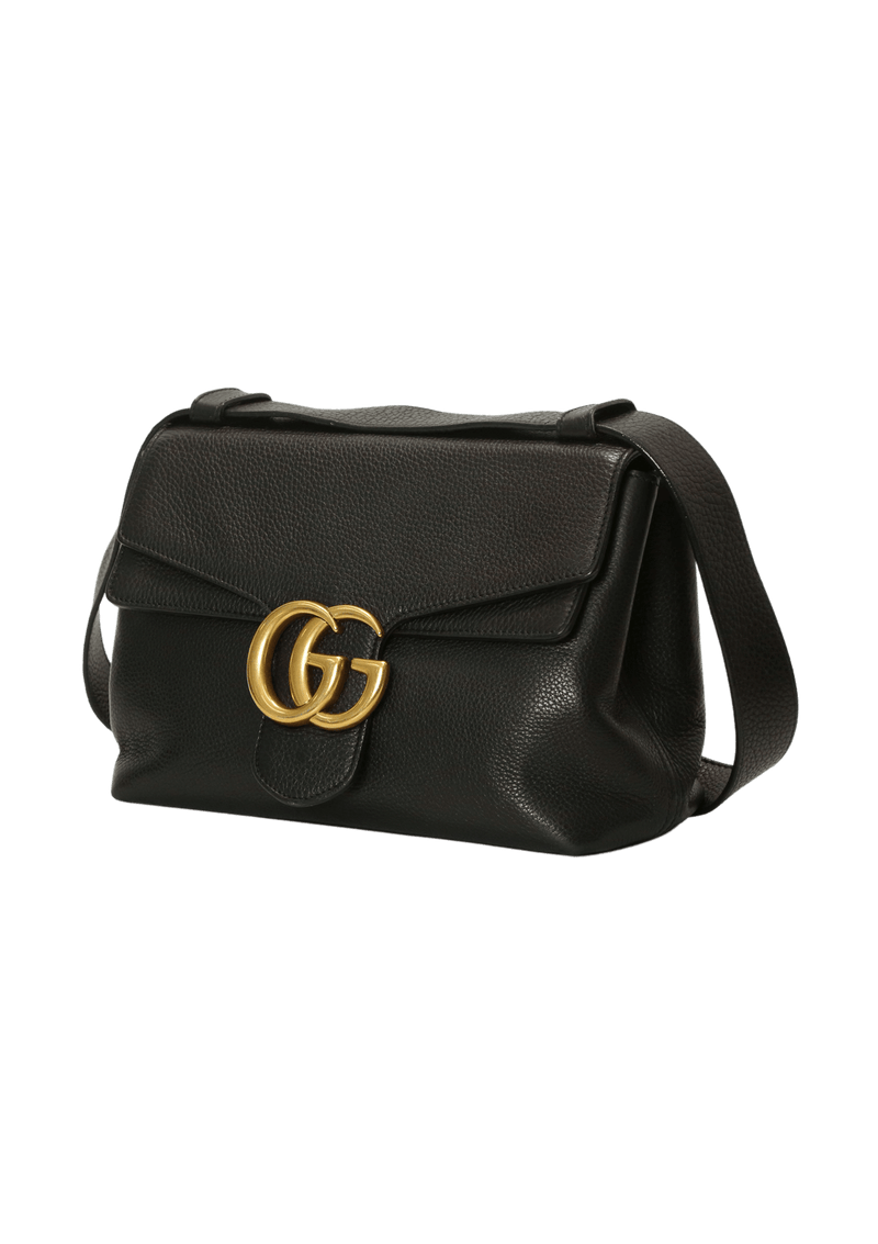 Bolsa com Alça Gucci Marmont GG Preta Original - BHSS4