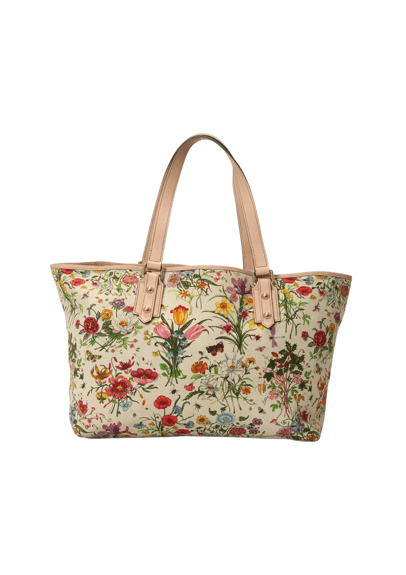 MEDIUM FLORA FLORAL JOLICOEUR TOTE BAG