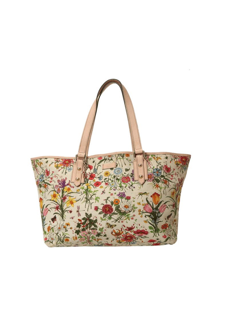 MEDIUM FLORA FLORAL JOLICOEUR TOTE BAG