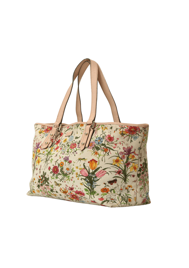 MEDIUM FLORA FLORAL JOLICOEUR TOTE BAG