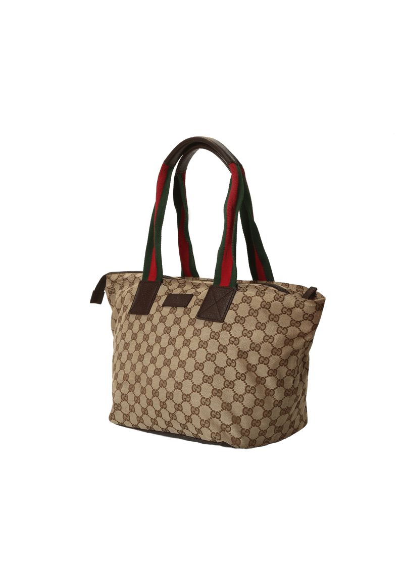 MEDIUM GG CANVAS WEB TOTE