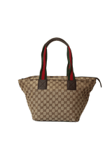 MEDIUM GG CANVAS WEB TOTE