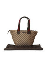 MEDIUM GG CANVAS WEB TOTE