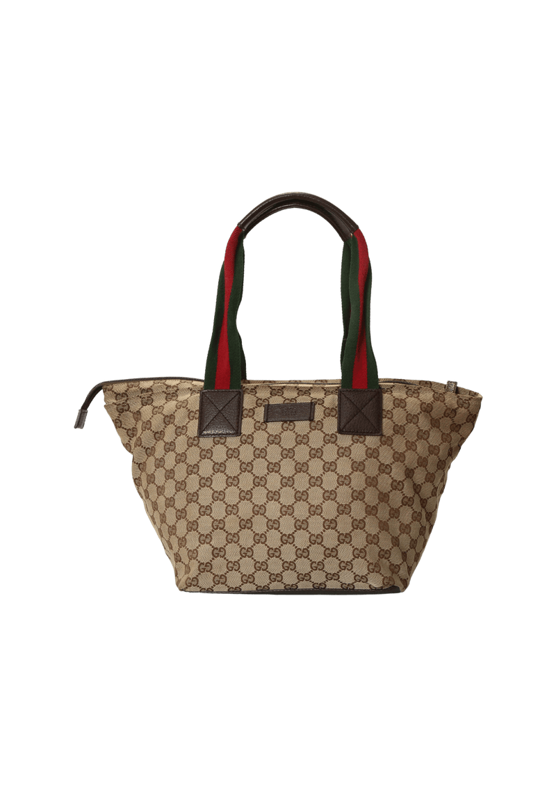 MEDIUM GG CANVAS WEB TOTE