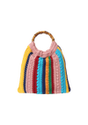 MEDIUM MULTICOLORED 1955 HORSEBIT CROCHET BAG