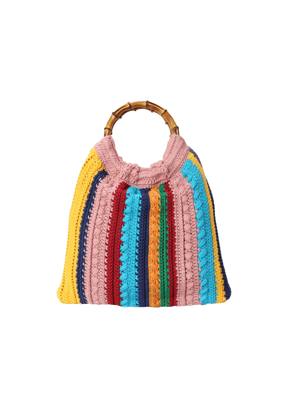 MEDIUM MULTICOLORED 1955 HORSEBIT CROCHET BAG
