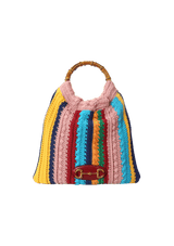 MEDIUM MULTICOLORED 1955 HORSEBIT CROCHET BAG
