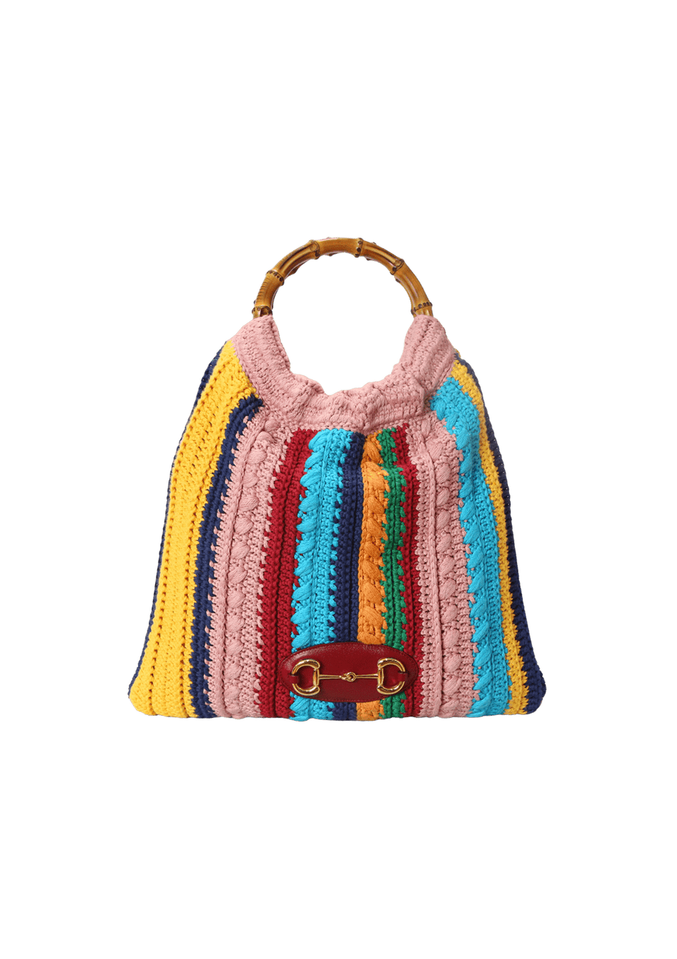 MEDIUM MULTICOLORED 1955 HORSEBIT CROCHET BAG