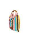 MEDIUM MULTICOLORED 1955 HORSEBIT CROCHET BAG