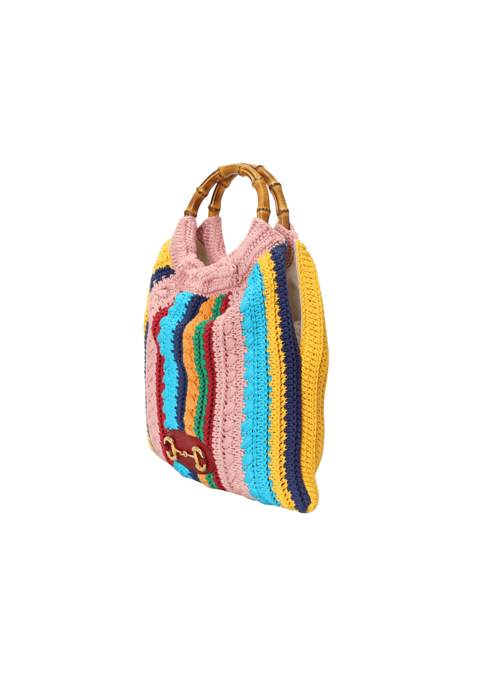 MEDIUM MULTICOLORED 1955 HORSEBIT CROCHET BAG