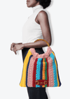 MEDIUM MULTICOLORED 1955 HORSEBIT CROCHET BAG