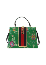 MEDIUM SYLVIE JACQUARD BAG