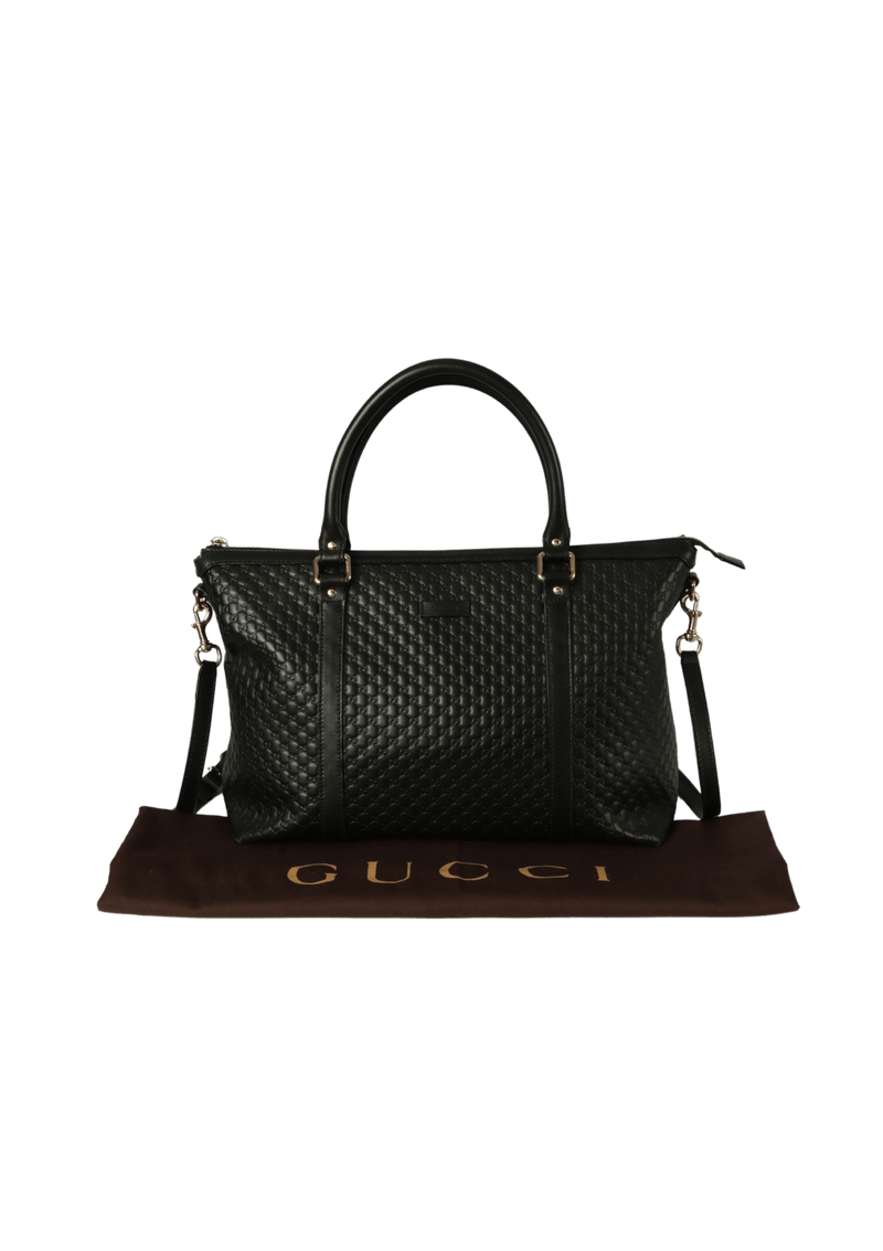 MICROGUCCISSIMA SATCHEL BAG