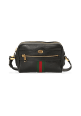 MINI GG OPHIDIA WEB LEATHER