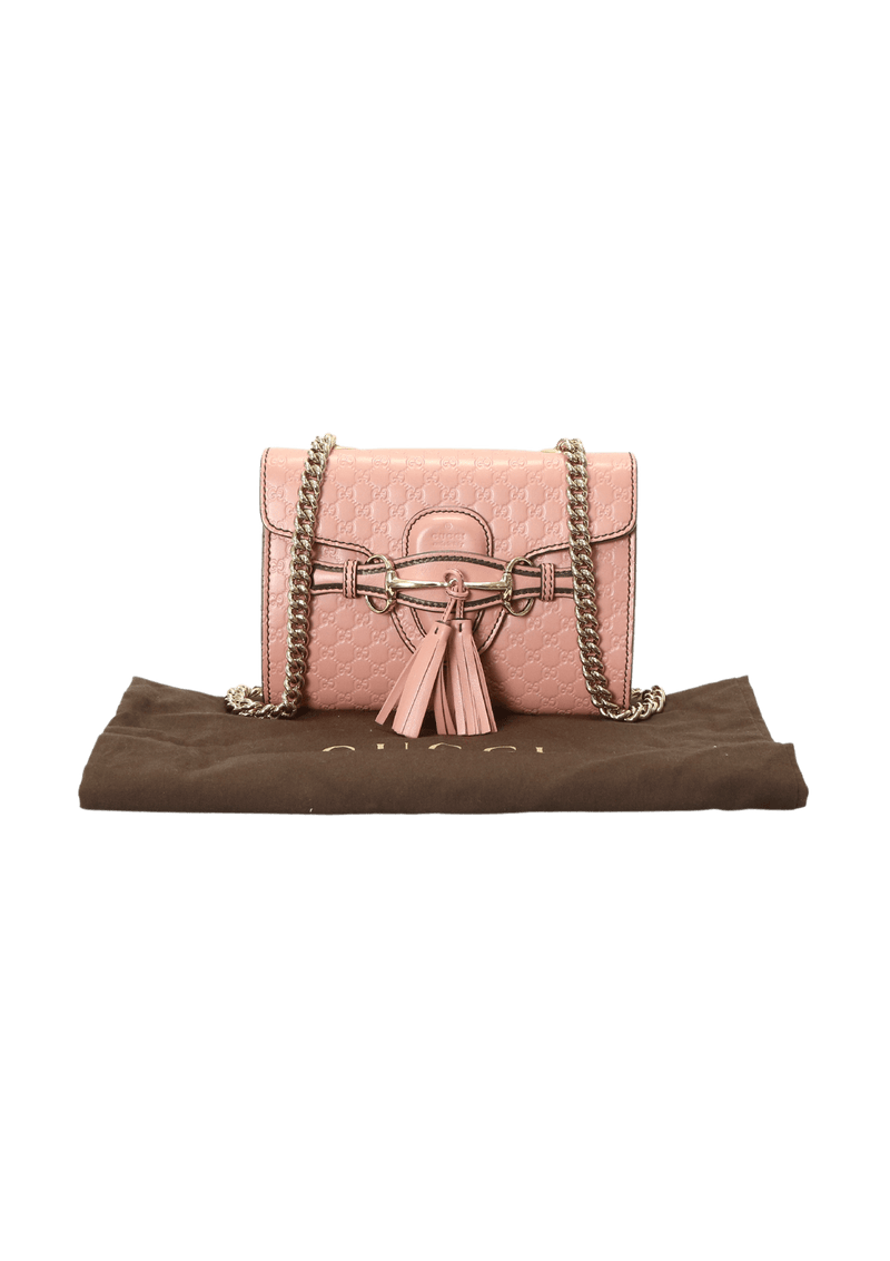 MINI MICROGUCCISSIMA EMILY BAG