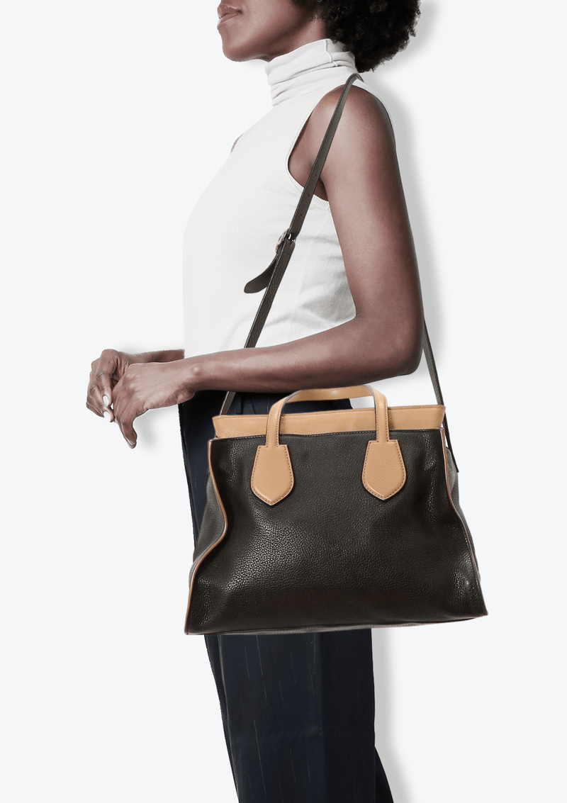 Bolsa Gucci Ramble Bicolor Tote Preto Original Gringa