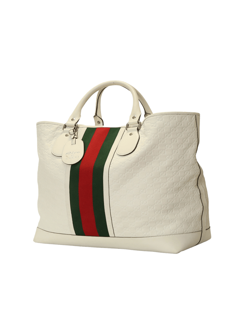 RIVA BY GUCCI WEB TOTE