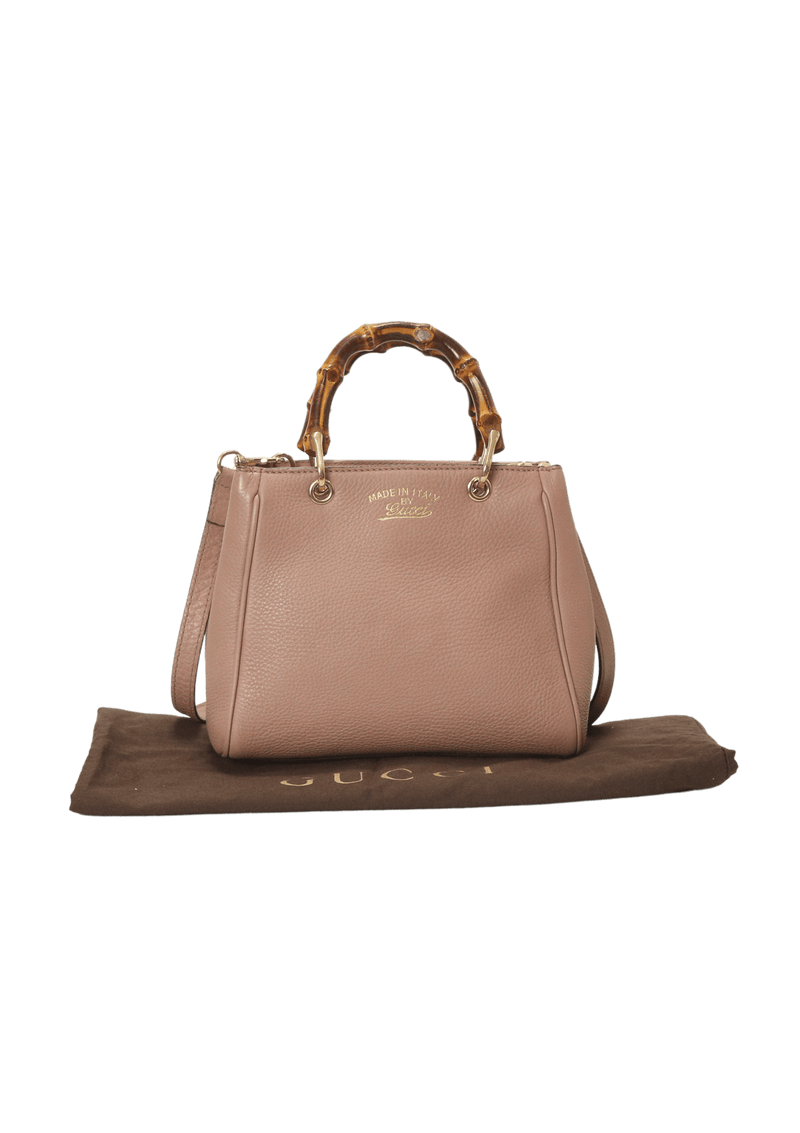 Gucci mini bamboo sales shopper