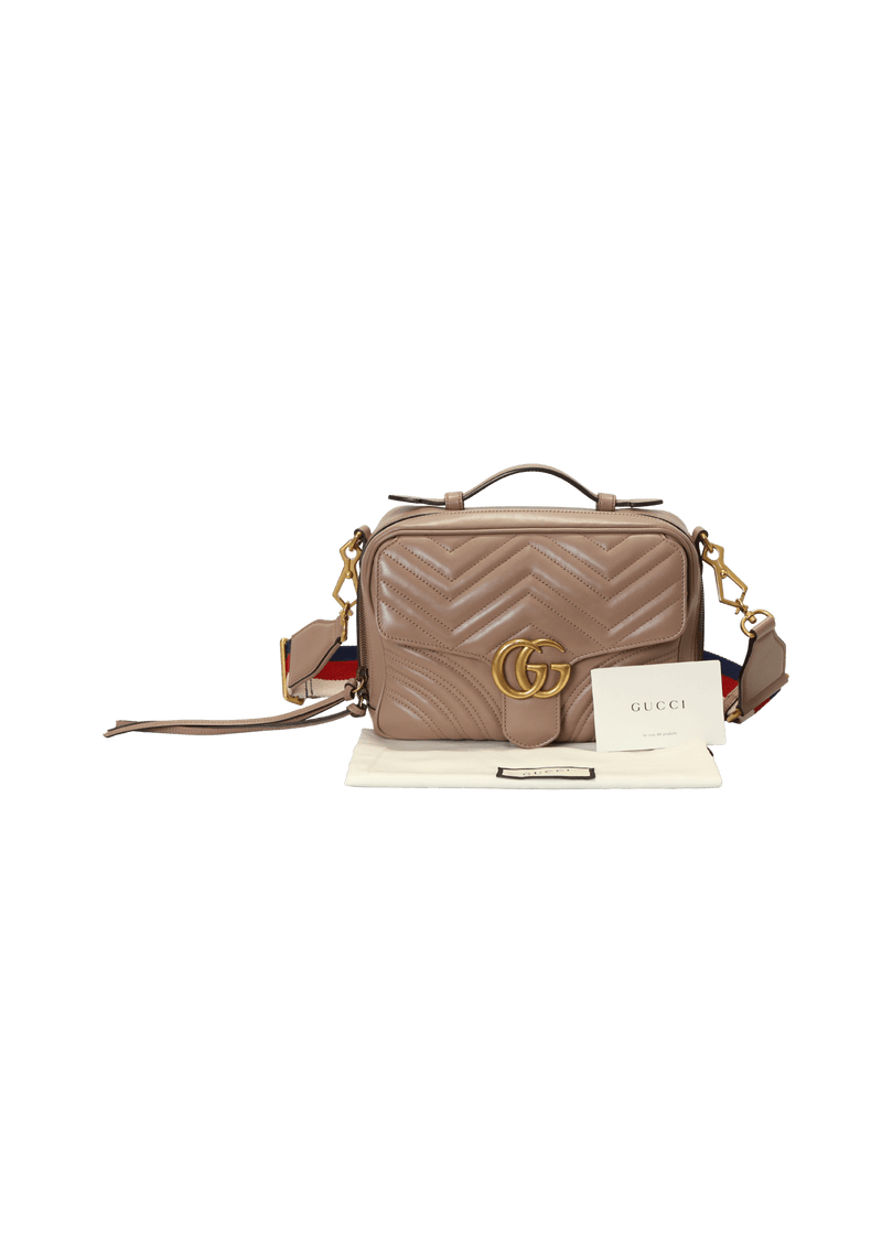 GG MARMONT SMALL TOP HANDLE BAG