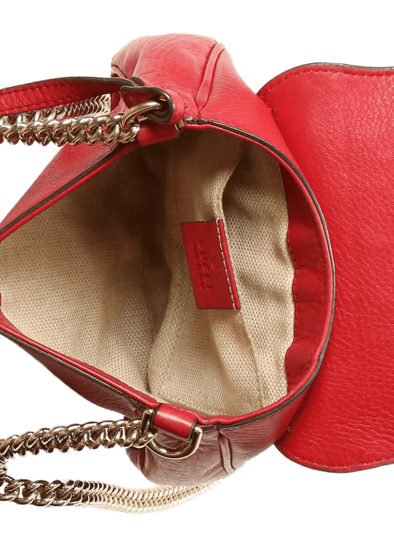 SMALL SOHO CHAIN FLAP BAG