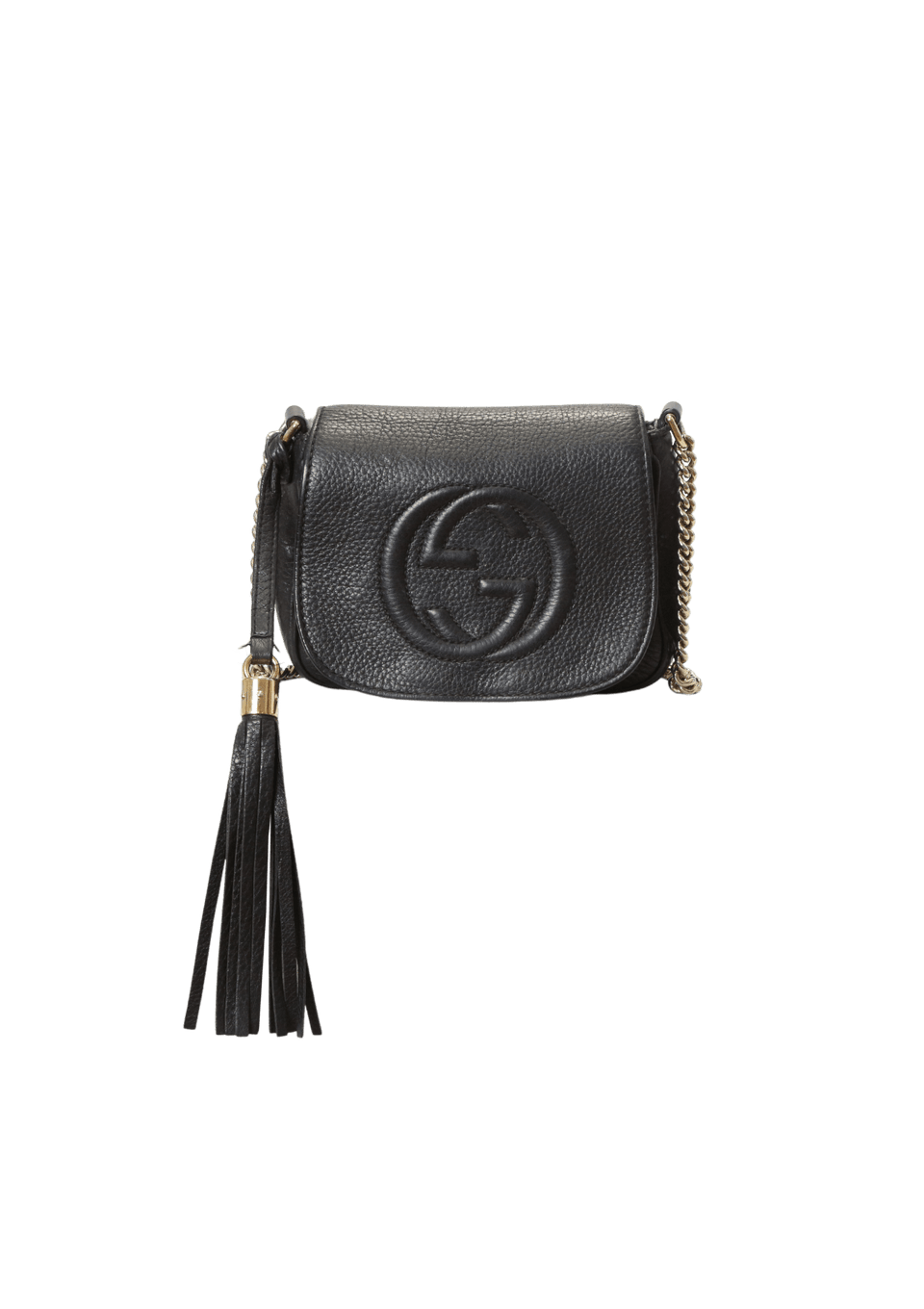 Bolsa Gucci Soho Chain Flap Preta Original – Gringa