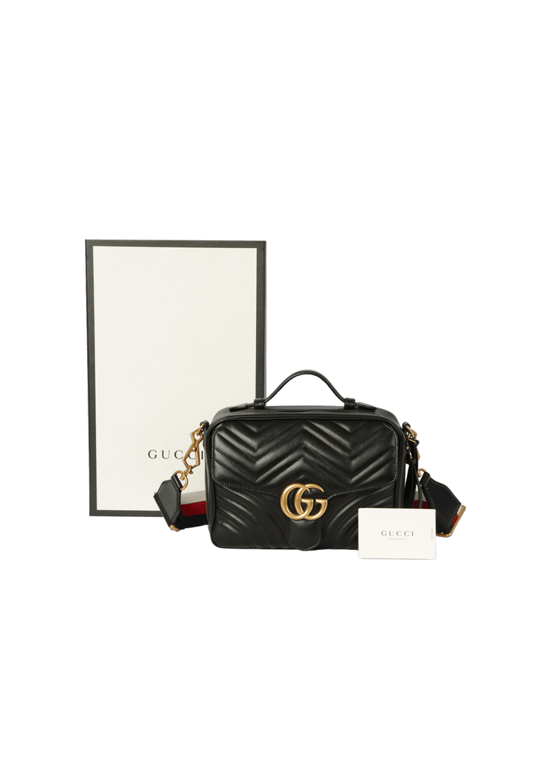 GG MARMONT SMALL TOP HANDLE BAG