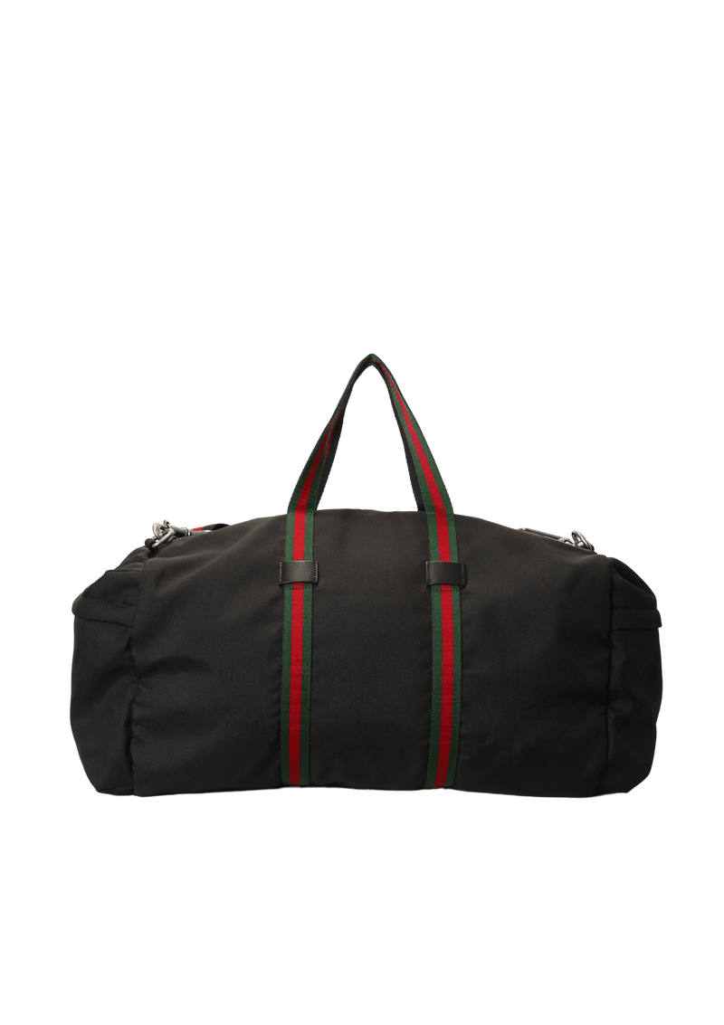 Gucci technical canvas duffle top bag