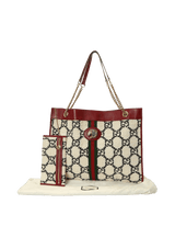 TWEED RAJAH CHAIN TOTE