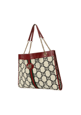 TWEED RAJAH CHAIN TOTE