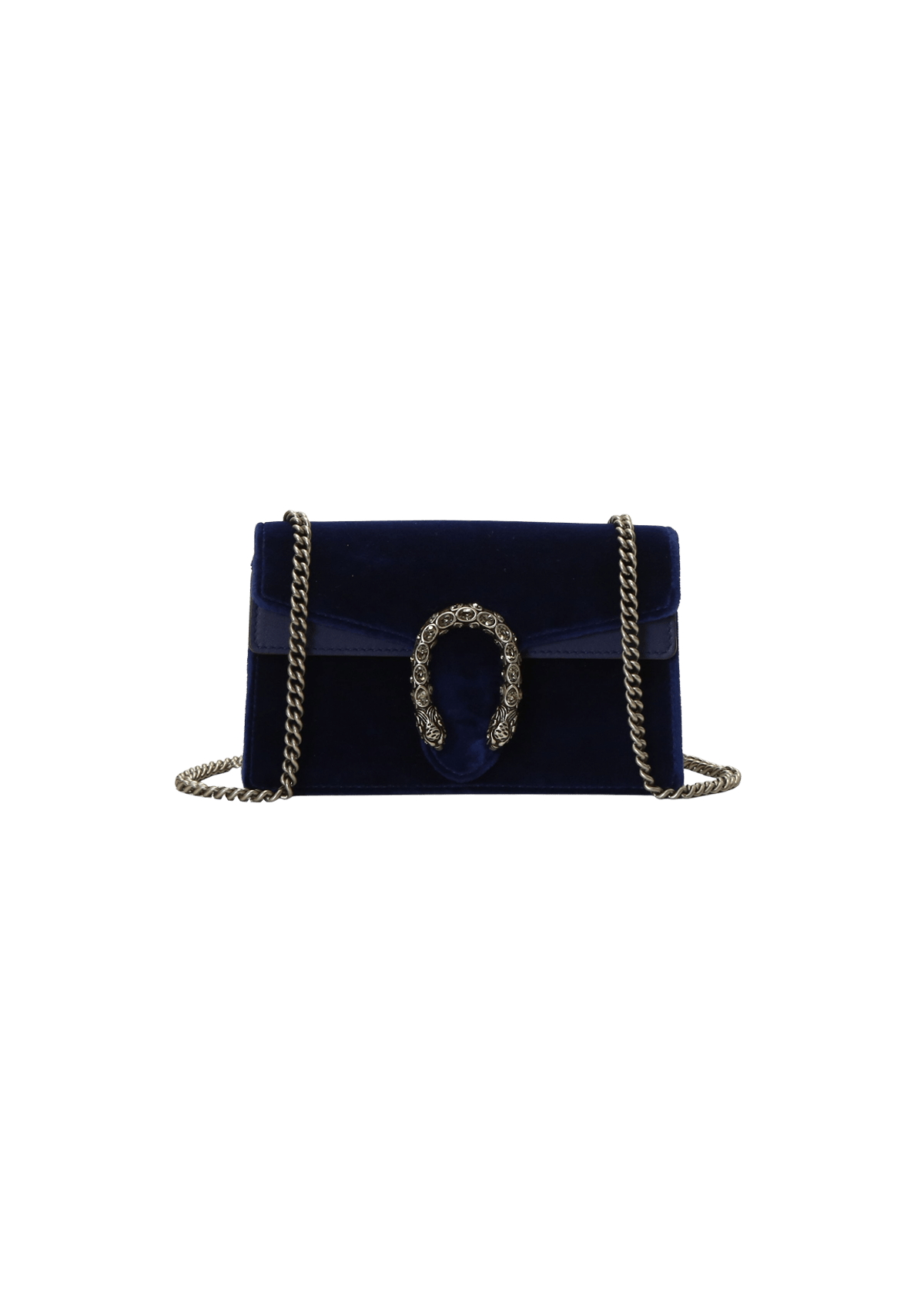 極美品　37　GUCCI　グッチ　デュオニソス　ベロア　チェーン　ミニ　パープル Bolsa Gucci Velvet Dionysus Super Mini Azul Original – Gringa