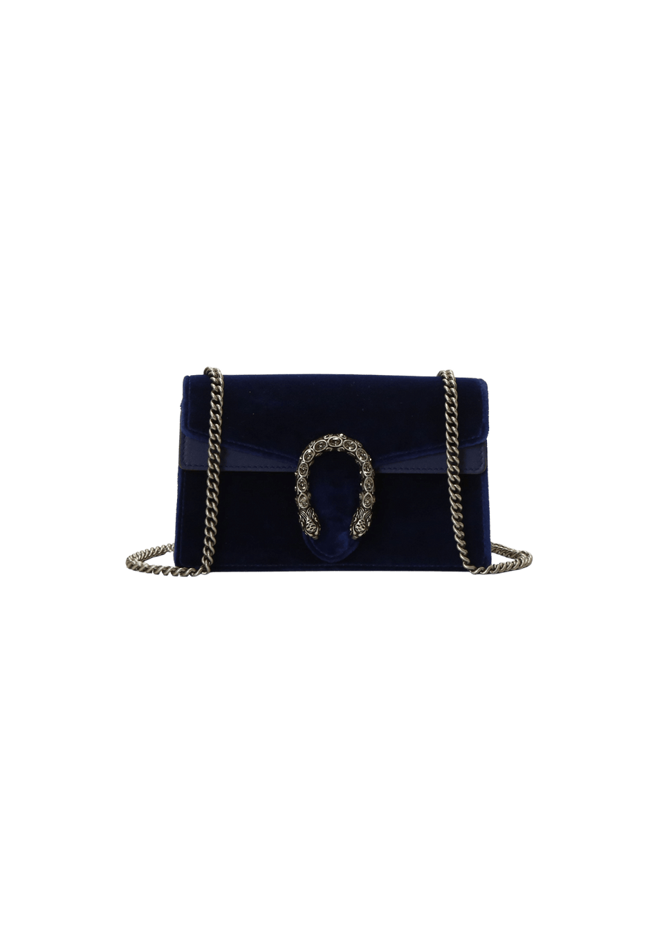Bolsa Gucci Velvet Dionysus Super Mini Azul Original – Gringa