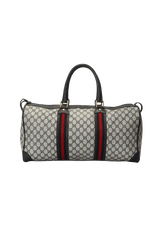 VINTAGE DUFFEL GG SUPREME WEB TRAVEL BAG