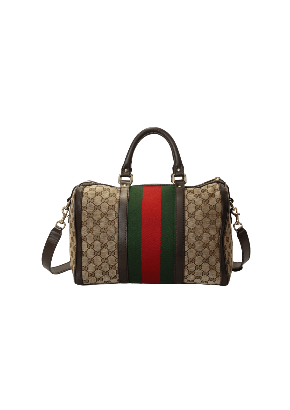 VINTAGE WEB GG BOSTON BAG
