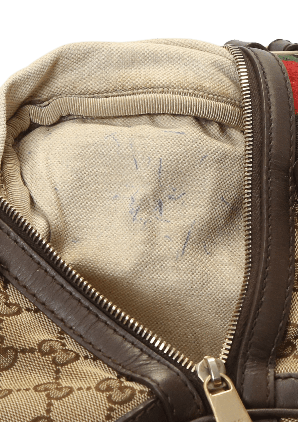 VINTAGE WEB GG BOSTON BAG
