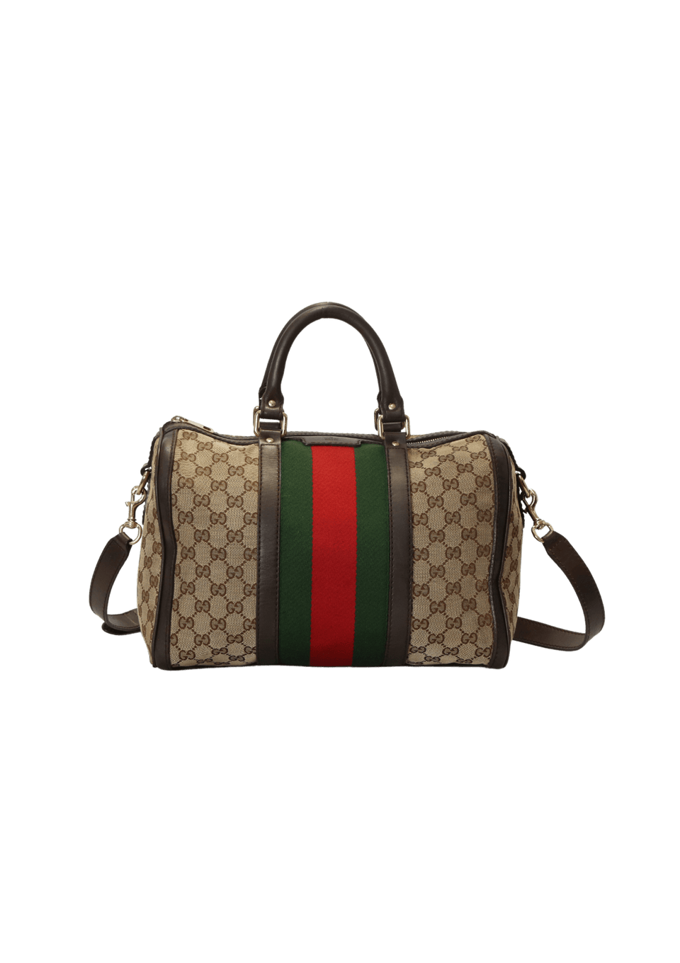 VINTAGE WEB GG BOSTON BAG