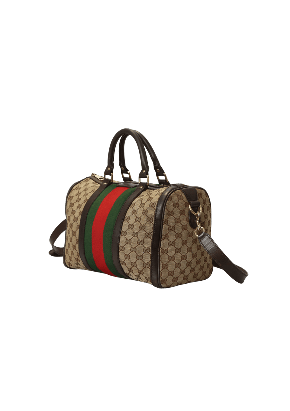 VINTAGE WEB GG BOSTON BAG