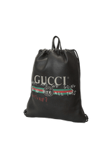 X COCO CAPITAN WEB DRAWSTRING BACKPACK