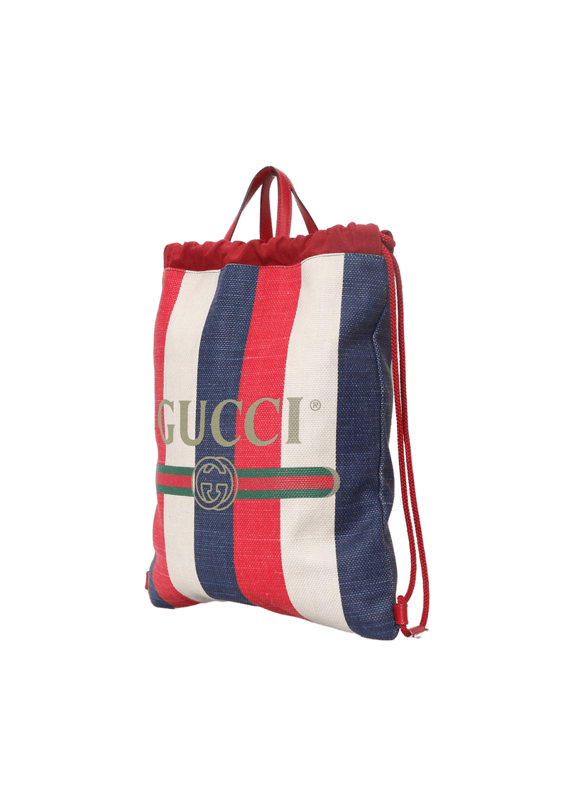 LOGO SYLVIE DRAWSTRING BACKPACK