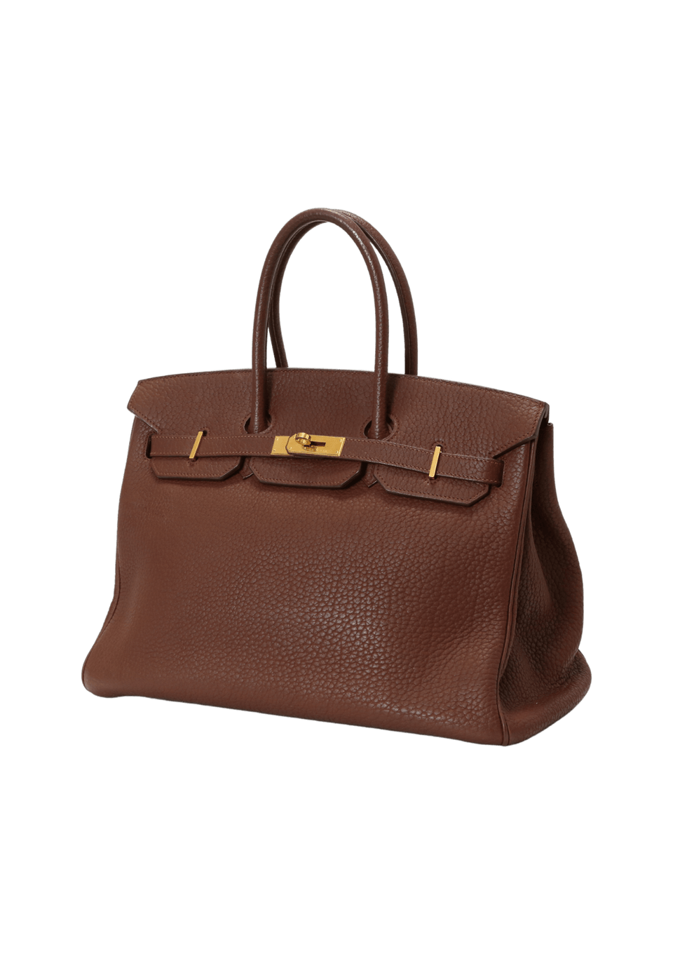 Bolsa Hermès Clemence Birkin 35 Marrom Original – Gringa