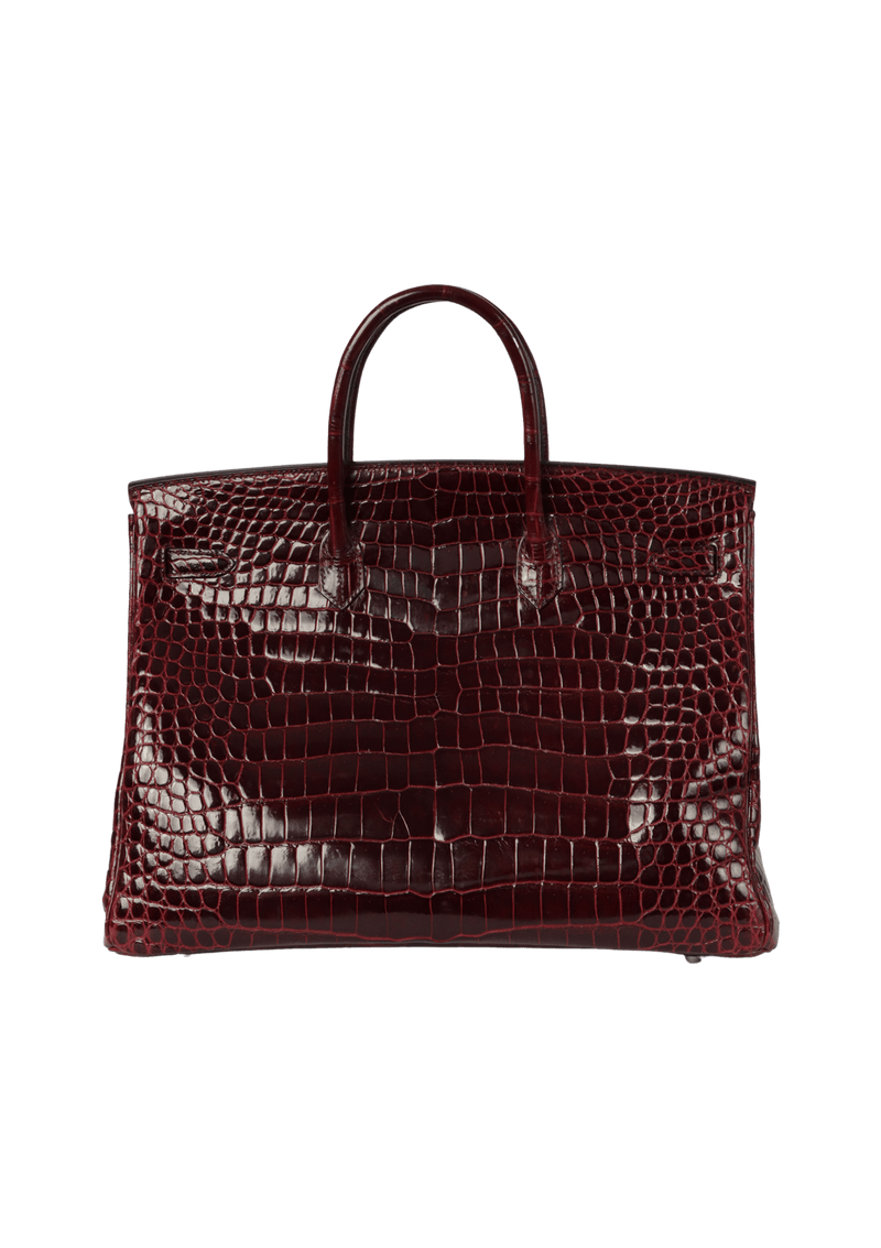 SHINY POROSUS CROCODILE BIRKIN 40