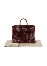 SHINY POROSUS CROCODILE BIRKIN 40